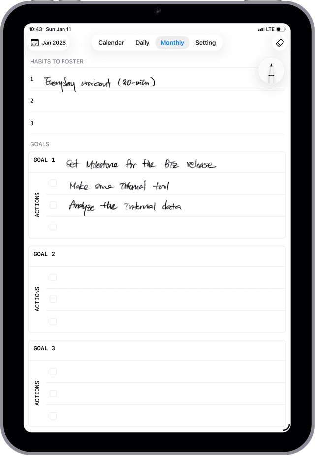 Track Habits & Goals